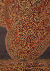 Water Wool Jamawar Shawl D - 01 - Multi