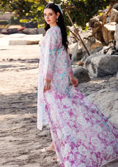 Lawn - Farasha - Aurea - Eid Summer 25 - Blossom Mist