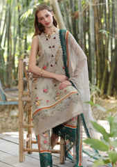 Lawn - Noor by Saadia Asad - Eid Luxe - Printedkari 25 - D#4-A