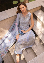 Lawn - Faiza Saqlain - Zinnia Luxury 25 - Liana