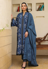 Winter - Sahar - Khaddar/Shawl - Unstitched 25 - AW2-25-05 - Azure Ash