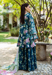 Lawn - Elaf Premium - Prints 25 - ECD#1B - AZURE FERN