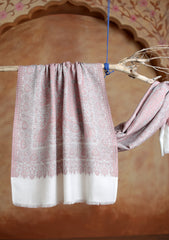 Pashmina Jamawar Scarf D#58 - Fawn