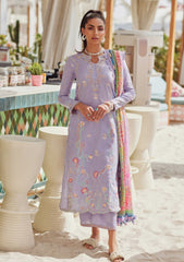 Lawn - Farah Talib Aziz - Luxury Unstitched - FTL25#09 - Lilliana Lavender