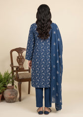 Winter - Rubaaiyat - Pashmina Embroidered 26 - D#04 - Navy Blue
