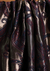 Pashmina Zari Jamawar Shawl D#14 - Black