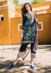 Lawn - Mushq - Hemline - La Dolce - Prints Vol-2 - HUN25#02A - SPRING BOUQUEТ