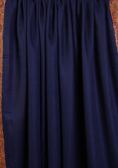 Pashmina Kashmiri Border Shawl D#180 - N Blue