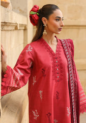Winter - Sahar - Khaddar/Shawl - Unstitched 25 - AW2-25-07 - Vermilion Glow