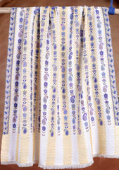 Pashmina Jamawar Scarf D#90 - Fawn