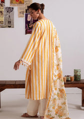 Winter - Cross Stitch - Khaddar Unstitched 25 - KAR#106 - OCHRE BLISS