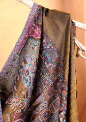 Pashmina Zari Jamawar Shawl D#01 - P Black