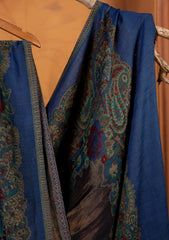 Pashmina Zari Jamawar Shawl D#03 - Z Blue