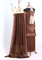 Winter - Riwaj - Pashmina Jamawar Suit - Patch Work - D#02 - Multi