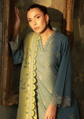 Winter - Sahar - Fall Edit - Embroidered 25 - AW1-25#Z13 - Aqua Meadow