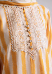 Winter - Cross Stitch - Khaddar Unstitched 25 - KAR#106 - OCHRE BLISS