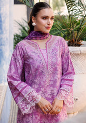 Lawn - Farasha - Aurea - Eid Summer 25 - Lavender Rush