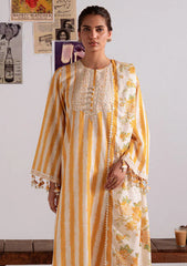 Winter - Cross Stitch - Khaddar Unstitched 25 - KAR#106 - OCHRE BLISS