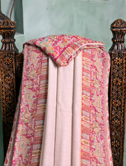 Pashmina Jamawar Shawl D#121 - Fawn