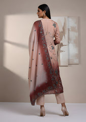 Formals - Riwaj - Imported Silk - 2 Pcs Suit - D#01 - P Peach