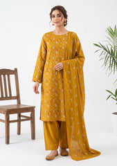 Winter - Rubaaiyat - Pashmina Embroidered 26 - D#09 - Mustard
