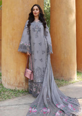 Lawn - Noor By Saadia Asad - Eid Luxury - Handwork Laserkari - NEH25#2B
