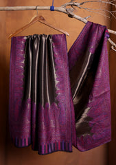 Pashmina Zari Jamawar Shawl D#02 - Purple