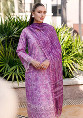 Lawn - Farasha - Aurea - Eid Summer 25 - Lavender Rush