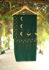 Pashmina Ari Work Shawl D - 216 - D Green