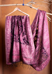 Silk Zari Jamawar Shawl D#40 - Multi