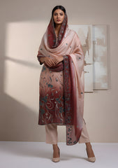 Formals - Riwaj - Imported Silk - 2 Pcs Suit - D#01 - P Peach
