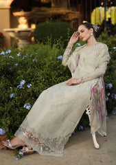 Lawn - Noor by Saadia Asad - Eid Schiffli Laserkari 26 - D#02B - Aloura