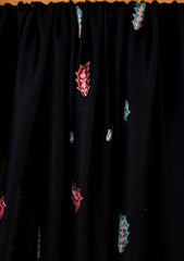 Pashmina Ari Work Shawl D#05 - Black 2