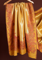 Pashmina Zari Jamawar Shawl D - 38 - Mustard