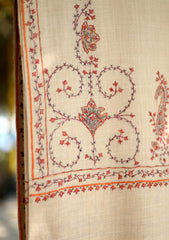 Pashmina Wool Kashmiri Shawl D - 14 - Skin