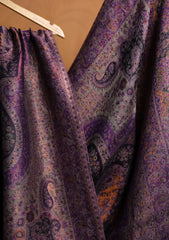 Pashmina Zari Jamawar Shawl D#20 - L Purple