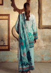 Winter - Sahar - Elara - Fall Printed - 3 Pcs - AW1-25-10 - Ocean Flora