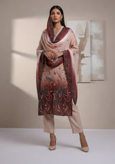 Formals - Riwaj - Imported Silk - 2 Pcs Suit - D#01 - P Peach