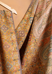 Pashmina Jamawar Shawl D#206 - Mustard