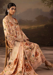 Winter - Riaz Arts - Neelum - Self Jacquard Leather Peach - NL25#04