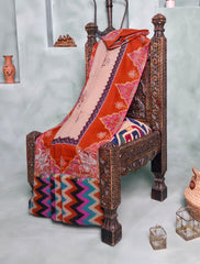 Pashmina Kashmiri Jaaldar Shawl D#153 - Multi