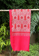 Pashmina Ari Work Scarf D - 01 - Pink