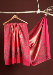 Pashmina Zari Jamawar Shawl D - 39 - SH Pink