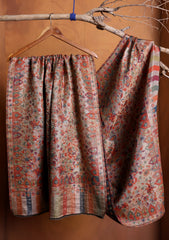 Pashmina Zari Jamawar Shawl D#13 - Skin 1