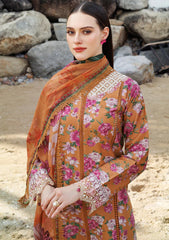 Lawn - Farasha - Aurea - Eid Summer 25 - Coral Haze