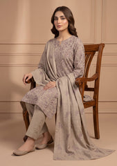Winter - Rubaaiyat - Pashmina Embroidered 26 - D#10 - Skin