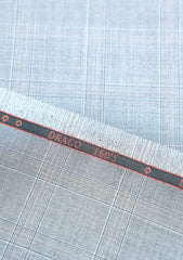 Drago Luxury Micron Super 160's Wool Fabric - Grey