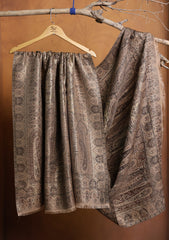 Pashmina Zari Jamawar Shawl D#21 - Skin