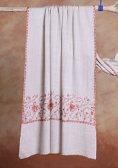 Pashmina Kashmiri Jaaldar Scarf D#27 - L Skin