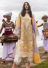 Lawn - Mushq - Manaram Luxury 25 - MM#11 - Gold Glow